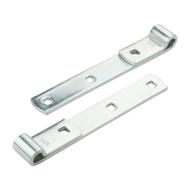 National Hardware N130054 290BC Screw HookStrap Hinges in Zinc plated 2 pack 8 Inch