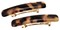 France Luxe Mini Rectangle Barrette Tokyo Set of 2  Classic French Design For Everyday Wear