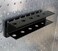 Wall Control Pegboard Screwdriver Holder Bracket Slotted Metal Pegboard Accessory Pegboard and Slotted Tool Board  Black