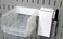 Wall Control Pegboard 8in Accessory Hanger Tool Holder Bracket Pegboard Accessory for Wall Control Pegboard and Slotted Tool Board  White