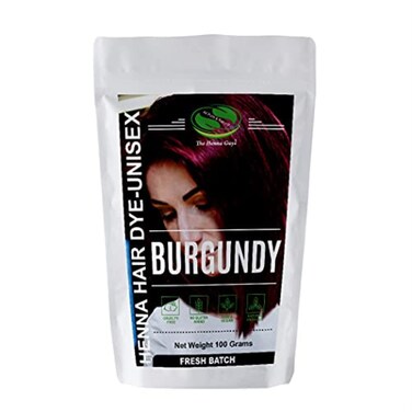Henna Hair  Beard Dye  100 Natural  Chemical Free  The Henna Guys 352 Ounce Pack of 1 Burgundy