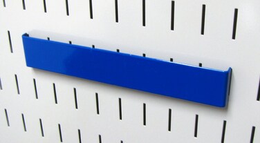 Wall Control Pegboard 8in Accessory Hanger Tool Holder Bracket Pegboard Accessory for Wall Control Pegboard and Slotted Tool Board  Blue