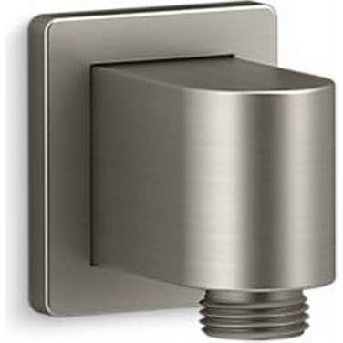KOHLER Awaken WallMount Supply Elbow with Check Valve Vibrant Brushed Nickel
