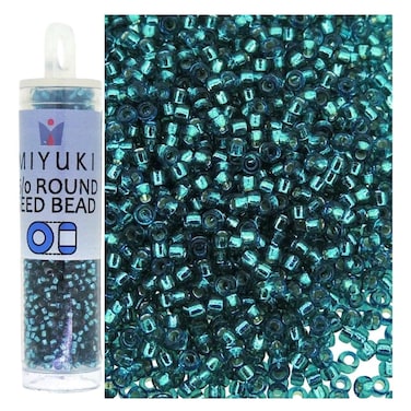 Miyuki Round Seed Beads Size 150 82g SL Teal