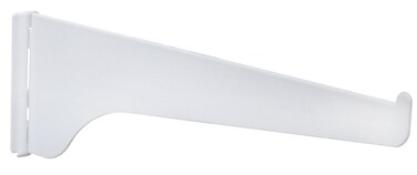 Knape  Vogt Mfg Co 6 White Shelf Bracket for 80 Standard