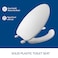 BEMIS 175 000 Commercial Open Front Toilet Seat with Cover ELONGATED Plastic White