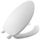 BEMIS 175 000 Commercial Open Front Toilet Seat with Cover ELONGATED Plastic White