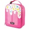 PackIt Freezable Playtime Lunch Box Pink Popsicle Built with EcoFreeze Technology Collapsible Reusable Zip Closure With Buckle Handle Perfect for Keeping School Lunches Fresh Large