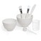 manqianxun Face Mask Mixing Bowl Set 7IN 1 SPA Quality Face Mask Tool Kit with Facial mask brush2 Silicone Facial Mask Bowls2 Mask SpatulaMeasuring cup and Measuring scoop