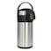 MegaChef 3 Liter Stainless Steel Vacuum Body Pump Cap Air Pot