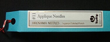 Tulip 6 Pack Size 11 Applique Needle Hiroshima Needles Superior Polished Finish