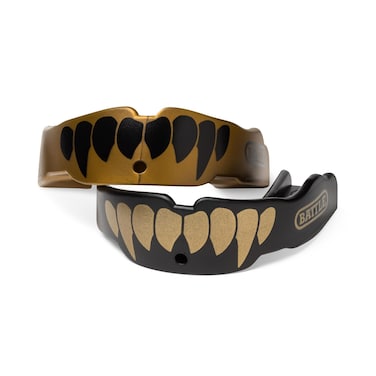 Battle Fang Mouth Guard 2Pack GoldBlack Adult
