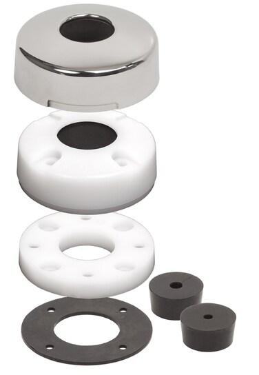 Blue Sea Systems 1002100 CableClam with Stainless Steel Dress Cap 083Inch