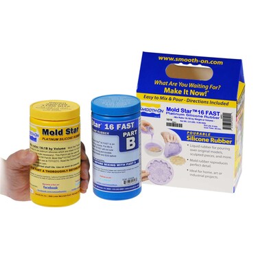 Mold Star 16 Fast Platinum Silicone Rubber Silicone Mold Making Kit Pint Unit