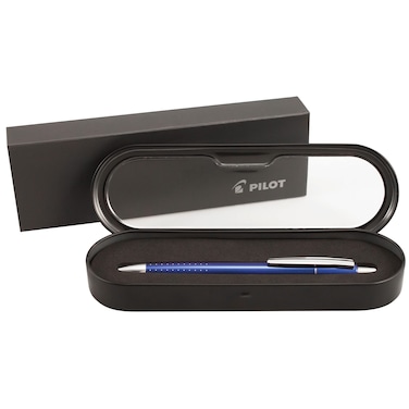 PILOT Axiom Collection Retractable Ballpoint Pen Cobalt Blue Barrel Blue Ink Medium Point 90061