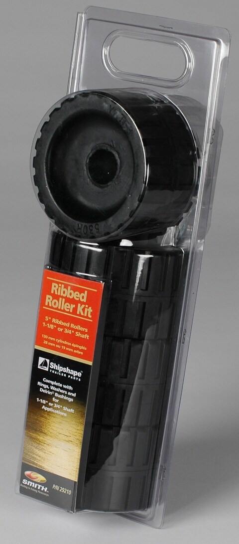 CE Smith  Ribbed Roller Kit  Sturdy Boat  Trailer Parts  Black