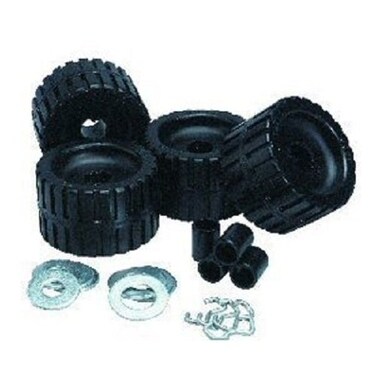 CE Smith  Ribbed Roller Kit  Sturdy Boat  Trailer Parts  Black