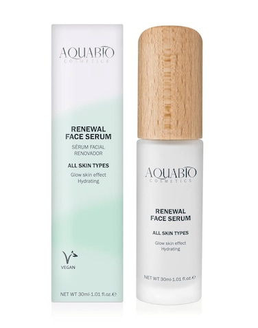 AQUABIO COSMETICS Renewal Serum Brightening Serum for Face Whitening Face Serum Antioxidant AHA PHA Serum Face Skincare Day and Night Renewal Organic Face Serum Natural Formula 101 oz