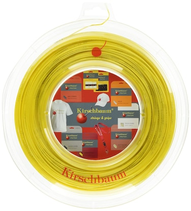 Kirschbaum Reel Competition Tennis String 130mm16Gauge Yellow