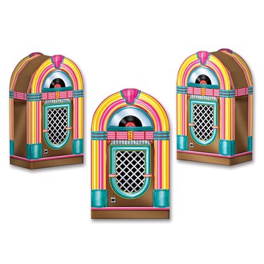 Beistle Jukebox Favor Boxes