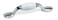 Laurey 15527 First Family 3Inch Pull Chrome with White Inset