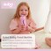 Subo Baby Food Bottle Starter Set  No Mess Baby Toddler Self Feeder  Squeeze Free Design for Purees Smoothies Yogurt Oatmeal or Thickened Liquids  Reusable Silicone Washable Cup Pink