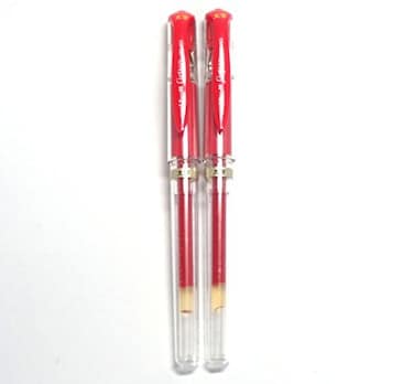 Uniball Signo Broad UM153 Gel Ink Pen Red 2 pens per Pack Japan import KomainuDou Original Package