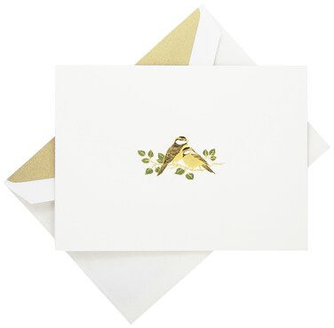 Crane  Co Hand Engraved Love Bird Note RF1400