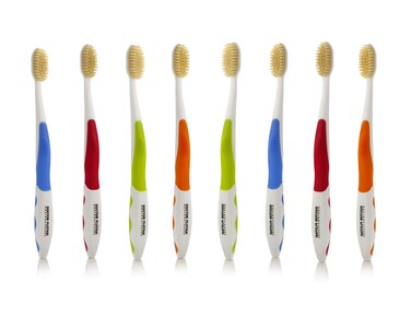 MOUTHWATCHERS Dr Plotkas Extra Soft Flossing Toothbrush Manual Soft Toothbrush for Adults Ultra Clean Toothbrush Good for Sensitive Teeth and Gums Multicolor 8 Pack