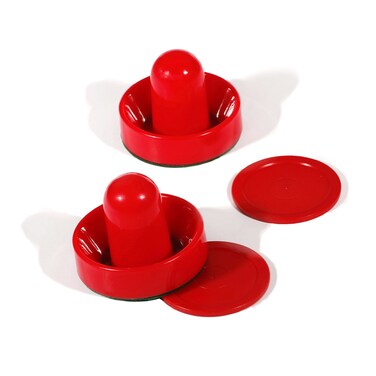 Hathaway Air Hockey Strikers and Puck Set Red 3752875Inch BG1007