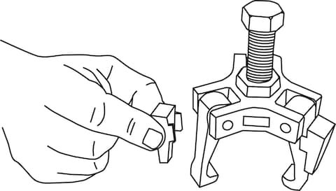 Lisle 51450 Harmonic Damper Pulley Puller