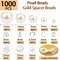 1000Pcs Pearl Beads for Bracelets Making Pearl Beads for Jewelry Making for Adults Silver Bracelet Beads DIY Kit Silver Spacer Beads for Bracelets Women Friendship Bracelet Making Kit Silvery