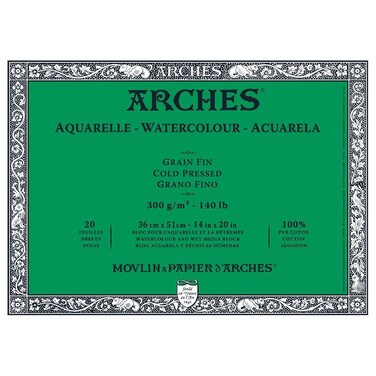 Arches Watercolor Block Cold Press 14X20