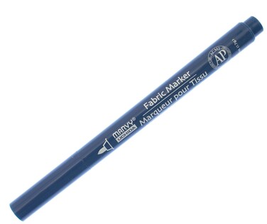 Uchida 522C33 Marvy Fine Point Fabric Marker Navy