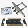 Hot Wings Planes P38 Lightning with Connectible Runway Die Cast Plane Grey Die Cast Plane in Aviation Museums Nationwide