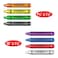 Beistle Crayons Peel N Place