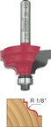 Freud 38452 114 Dia Double Fillet Ogee Bit with 14 Shank One Size Permashield Coating Red