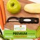 Spring Chef Premium Swivel Vegetable Peeler Ultra Sharp Japanese Technology Stainless Steel Blades and Soft Grip Handle  Perfect Kitchen Peeler For Veggie Fruit Potato Carrot Apple  Black