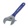 Klein Tools D5098 Adjustable Wrench Extra Wide Jaw Forged Drive Wrench with High Polish Chrome Finish 8Inch