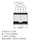 Master Lock 3KALF Outdoor Padlock with Key 1 PackSilver