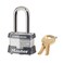 Master Lock 3KALF Outdoor Padlock with Key 1 PackSilver