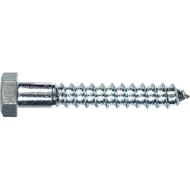 The Hillman Group 230161 Hex Lag Screw 58Inch X 212Inch Zinc 25Pack