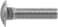 Hillman 516 x 212Inch zinc 832574 Stainless Steel Carriage Bolt 25Pack