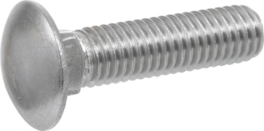 Hillman 516 x 212Inch zinc 832574 Stainless Steel Carriage Bolt 25Pack