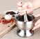 Bekith Mortar and Pestle Sets 188 Brushed Stainless Steel Spice Grinder Pill Crusher Molcajete Herb Bowl
