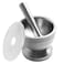 Bekith Mortar and Pestle Sets 188 Brushed Stainless Steel Spice Grinder Pill Crusher Molcajete Herb Bowl