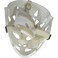 Mylec Adult Street Hockey Goalie Mask  HighImpact  Ventilation Holes  Adjustable Straps White Large  Street Hockey OnlyHalloween Mask