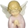 Cosmos Cg 10322 Fine Porcelain Praying Girl Angel Figurine 338Inch Pink