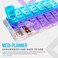 MEDca Weekly Pill Organizer TwiceaDay 1 Pill Organizer