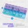 MEDca Weekly Pill Organizer TwiceaDay 1 Pill Organizer